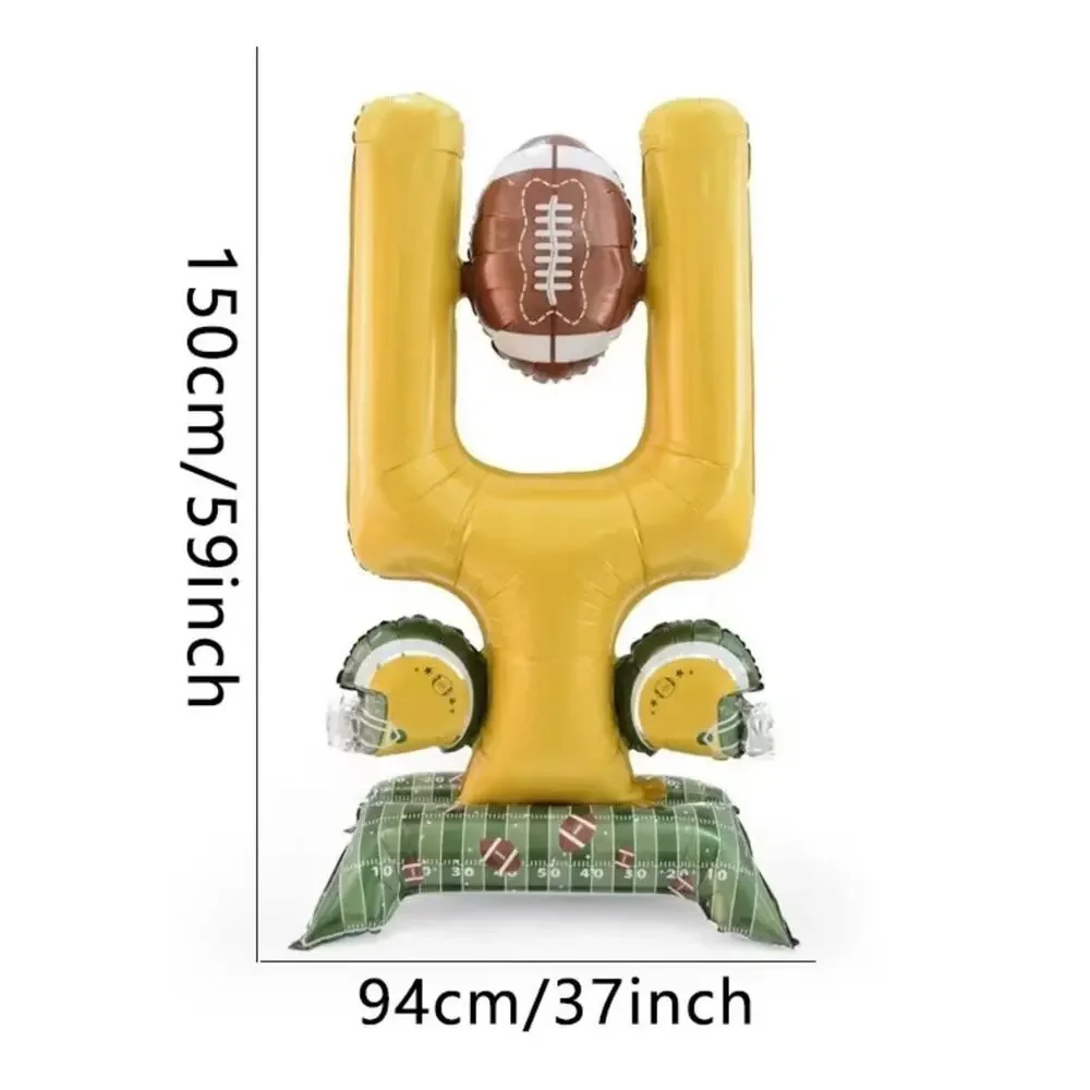 Football party balloon decor